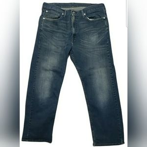 Levi's Men’s 505 Stretch  Blue Jean's 2% Elastane  98% Cotton Size 38X29 Faded